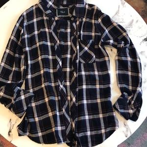 Rails flannel button up